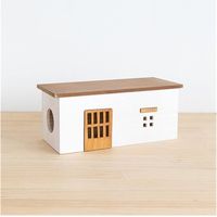 Cable Organizer Box Cable Storage Box Wooden Hidden Cable Protector Creative TV Computer Cable and Power Strip Storage Box Home Office Line Management Cable Management Box