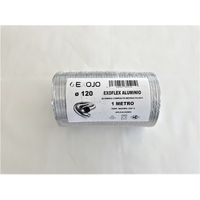 TUBO ALLUMINIO COMPATTO (RITR. IN 20 CM) 1M - 120 MM