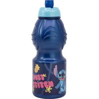 Borraccia Originale Disney Stitch per bambini da 400 ML senza BPA, con tappo antigoccia, fascia antiscivolo e forma ergonomica