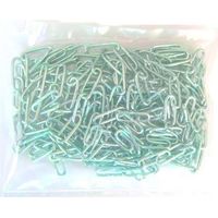 Chaîne ordinaire soudée acier zingué en sac de 25 mètres - Diamètre de chaîne (fil) : 4 mm - VIGOUROUX