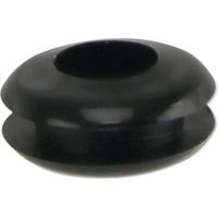 Passe-câble KSS en PVC, noir, pour plaques de 1,7 mm, trou Ø 5 mm, fermé, 1 pièce
