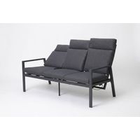 Gardissimo Alu 3-Sitzer Gartenbank "Trento" verstellbar
