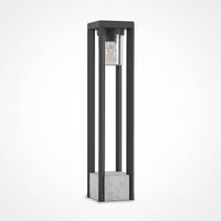 Lucande Lámpara para exterior 'Kalisa' en Gris de Aluminio