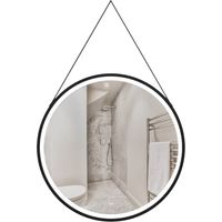 Home Deluxe - Espejo LED redondo incl. suspensión FIANA tamaño: 40 cm