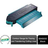 wolfcraft Contour Gauge - For tracing and transferring cutting lines and irregular shapes - Perfect for tiles, laminate and flooring