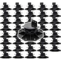 XPOtool Juego de 40 bases regulables para terraza carga máxima 2700kg ajustable en altura 33-64mm