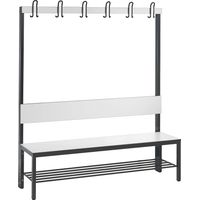 C+P, Banc de vestiaire COMFORT simple face, stratifié HPL,