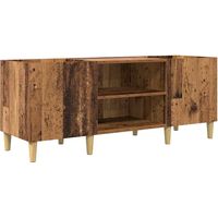 vidaXL Record Cabinet Old Wood 121 x 38 x 48 cm Engineered Wood