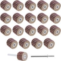 100 disques à meuler de 12 mm, grain 120, pour outils rotatifs à mandrin, 13 x 12 x 3 mm