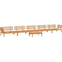 Salon palette de jardin 6 pcs Mobilier de jardin bois d'acacia massif