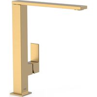 GRIFO MONOMANDO ALTO CON MANETA LATERAL PARA LAVABO