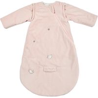 NATTOU Sacco Nanna Con Maniche FanFan Velluto Rosa Uccellini