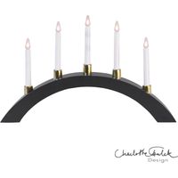Star LED-Fensterleuchter "Halla", 5 warmweiß LED