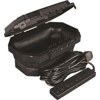 Masterplug WBCBBFG8B-MP Collapsible Electrical Connection Box + Extension Lead 240V 4-Gang 13A 8m MSTWBCBBFG8B