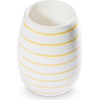 Gmundner Keramik Gelbgeflammt, Vase (H: 15cm)