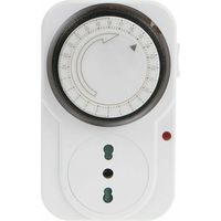 PRESA ELETTRICA CON TEMPORIZZATORE 230 V TIMER 24 ORE PROGRAMMABILE MANUALE