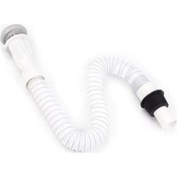 TUYAU D'ÉVACUATION FLEXIBLE UNIVERSEL POUR LAVABO EN ACIER DGO-159