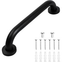 Barre d'Appui Antidérapante 30 cm Poignée de Sécurité pour Salle de Bain, Douche et Baignoire Noir