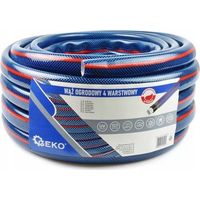 Geko Gartenschlauch weiß 30 Meter 1 Zoll flexibel