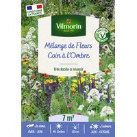 Coin ombre - 7 m² - Mélange de fleurs Vilmorin