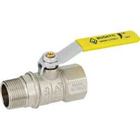 GAS-KUGELHAHN Männlich-Weiblich MIT HEBEL 1"