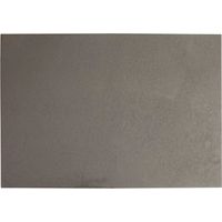 Plaque de sol en fonte pour cheminée ouverte 600 x 500 x 10 mm