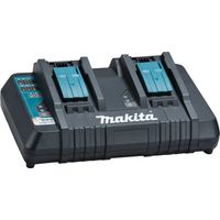 Cargador rápido DC18RD para 2 baterías de Li-ion 14.4V a 18V MAKITA - 196933-6