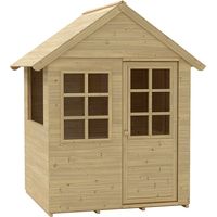 Zwerkules Holla Kinder Spielhaus für den Garten Holz