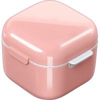 Étui pour prothèse dentaire, boîte de bain pour prothèse dentaire de voyage, soins et nettoyage, protège-dents et prothèse dentaire