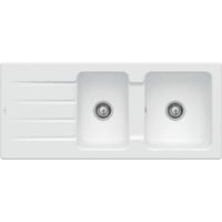 V&B Spüle ARCHITECTURA 80 1160x510mm Handbetätigung stone white