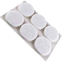 FELTRINES REDONDOS Ø 18 mm - Blanco - Blíster 12 piezas