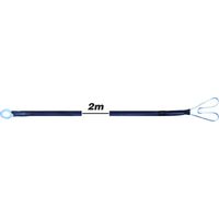 Electra Zaunkabel PROFI - mit Ringöse und Herzklemme, 2 m