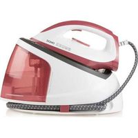 DOMO DO7114S - Fer a repasser a centrale vapeur - 5 bar - Vapeur continue 120g/min - Reservoir deau 1,2L - Semelle ceramique