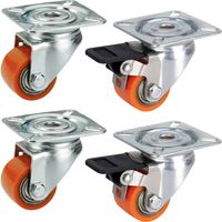 dörner + helmer 450035 Ruota orientabile per carichi pesanti Diametro ruota: 35 mm Capacità di carico (max.): 100 kg 4