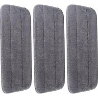 Mop de rechange balai serpillière 39x12 cm - lot de 3
