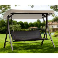 DONDOLO 3 posti IN POLYRATTAN "TERRACINA" PAPILLON
