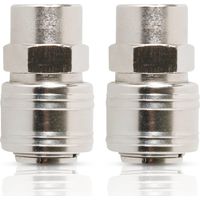 Dapetz ® Euro Air Line Fitting Quick Release Push Fit for Compressor Air Hose 1/4" BSP Female Thread