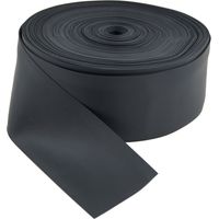 Bande d'étanchéité PVC souple 50mm x 110mm – Résistante à l'humidité et aux UV – Protection durable pour joints – 1 rouleau noir - 50mx110mm