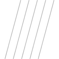 5 Stück M5 x 400 mm, 304 Edelstahl, Rechtsgewinde, Vollgewindestangen für Möbelankerbolzen/Klemmen/Klammern, Schrauben mit metrischem Gewinde