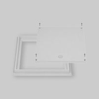 Regard + Cadre "Top" avec visserie 40X40