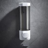 royaluxe - Savon Liquide Mural, Mini Distributeur de Savon Liquide, Distributeur de Savon Liquide, Distributeur de Désinfectant pour Les Mains sans Contact-Blanc