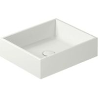 Lavabo Plus Design appoggio salvaspazio senza foro cm. 40x38