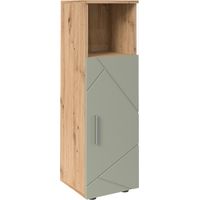 Meuble salle de bain Irma, Vert sauge, 30x95cm, Vicco