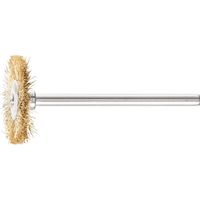 Mini brosse ronde RBU 2202/3 MES 0.10 D22xl2xL6 mm laiton PFERD (Par 10)