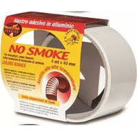 nastro adesivo best fire "no smoke" in alluminio colore bianco, 40 mm x 4 mt