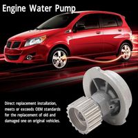Bomba de agua del motor 96930074 Conjunto de bomba de agua de repuesto para automóvil Chevy Aveo Aveo5 1.6l 98ci DOHC L4 16v hwy