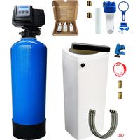 Descalcificador Bi-bloques 20l Toodo Fleck 5600 Sxt Volumétrico Con Kit De Instalación Descalcificador De Agua Domestico