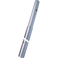 Mât antenne 1,5 m en acier galvanisé argenté – Diamètre 35 mm – Résistant à la corrosion – Installation facile pour antenne TV – Televes