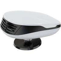 12V DéSembueur de Voiture Pare-Brise, Chauffage de Voiture Portatif, Ventilateur éLectrique Rotatif à 360° avec Prise Allume-Cigare, SèChe-Cheveux Chauffant et Refroidissant de Voiture