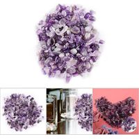 Éclats de Quartz Naturel Concassés Violet - Pierres Roulées Cristal
